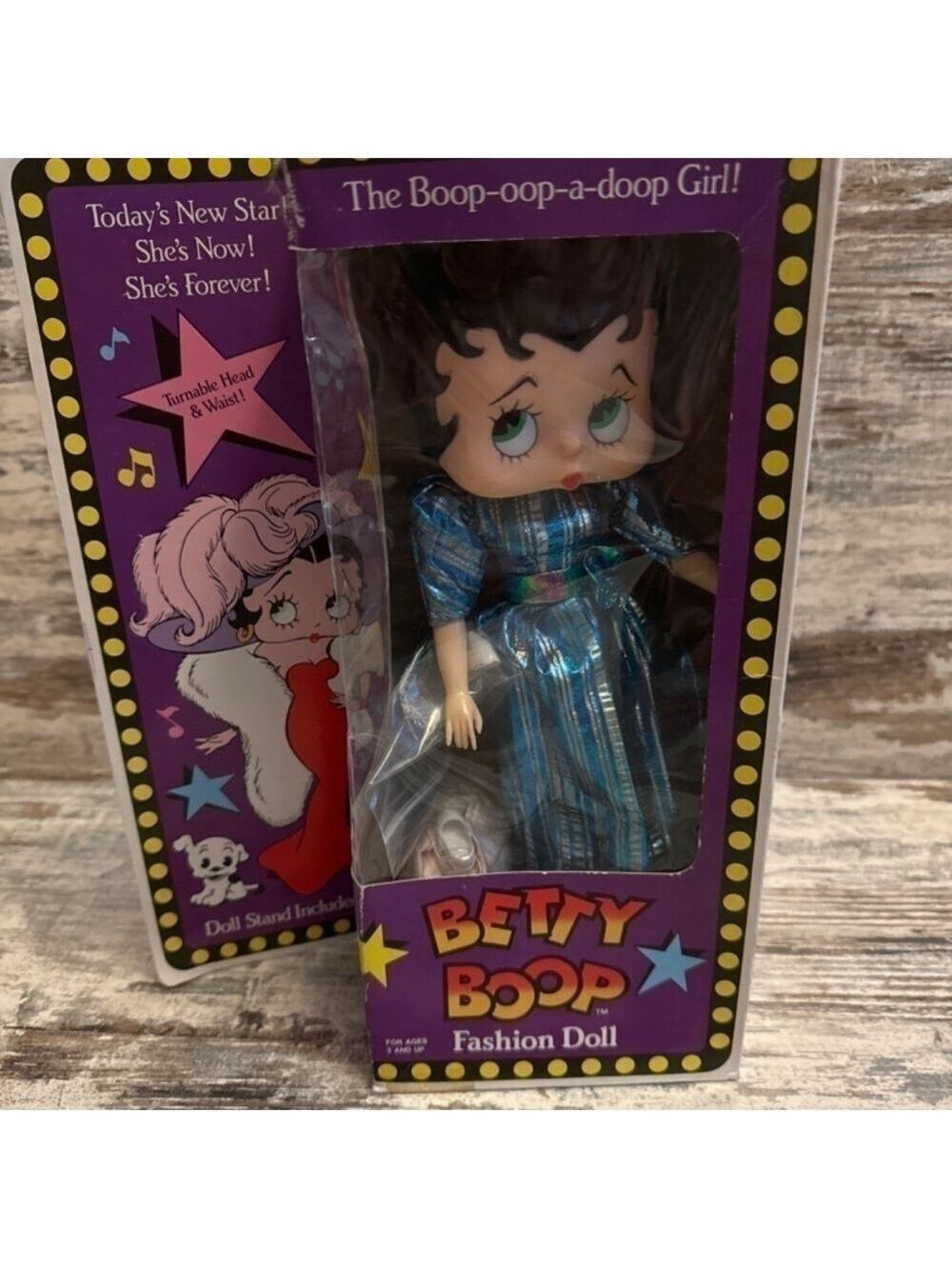Betty Boop Marty Toy 1986 Blue Doll Large - Picture 5 of 7